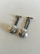 ジョージ ジェンセン シルバー カフリンクス No 28