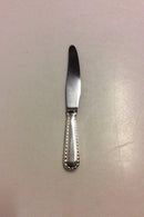 Georg Jensen Silver Rope Lunch Knife with grill blade