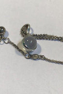 Georg Jensen Sterlingsilberarmband mit Quarzanhänger SPIRIT Nr. 475