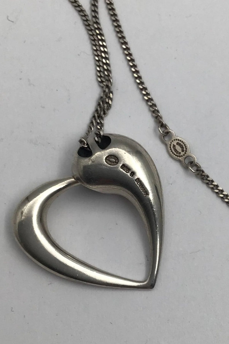 Georg Jensen Sterling Sølv Årshjerte Vedhæng 2006 Karim Rashid