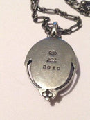 Georg Jensen Sterling Silver Annual Pendant with stone from 2010