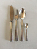 Georg Jensen Sterling Silver Bernadotte Flatware Set for 12 People. From 1933-1945