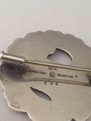 Georg Jensen Sterling Silver Brooch Due No 134 1933-1944年製