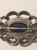 Georg Jensen Sterling Sølv Broche med 15 sten No 160