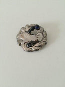 Georg Jensen Sterling Silver ブローチ ハトとアメジスト No 165 古いスタンプ付き