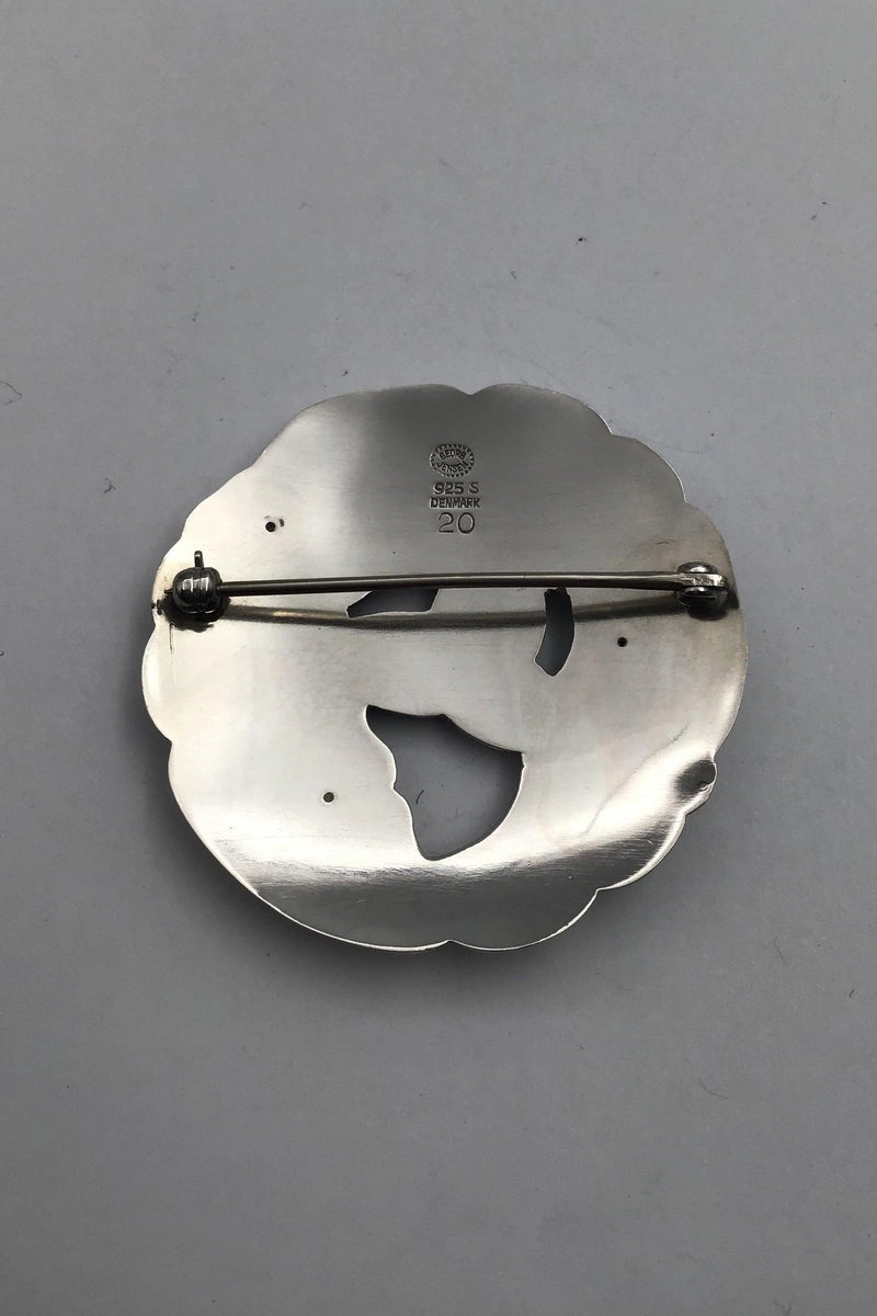 Georg Jensen Sterling Sølv Broche No. 20