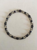 ジョージ ジェンセン スターリング シルバー ネックレス アメジスト No 57