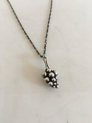 Georg Jensen Sterling Silver Necklace with Grape ペンダント