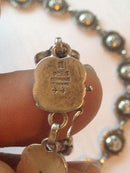 Georg Jensen Sterling Sølv Halskæde og Armbånd No 44