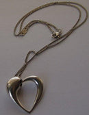 Georg Jensen Sterling Silver Heart with Chain（ジョージ ジェンセン スターリング シルバー ハート チェーン