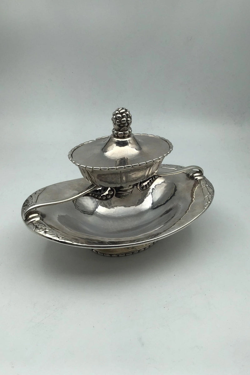 Georg Jensen Silberne Kaviarschüssel von 1915-1919