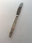 Georg Jensen Sterling Sølv 'Konge' Frokostkniv, Lang Skaft No 024