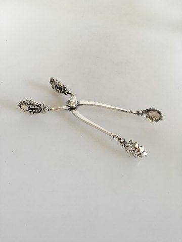 Georg Jensen Sterling Silver 'Acorn' Ice Tongs No 284