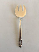 Georg Jensen Sterling Sølv Konge Sardin Gaffel No 262