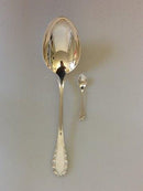 Georg Jensen Sterling Silber Maiglöckchen Großer Servier-/Zubereitungslöffel 33,6cm