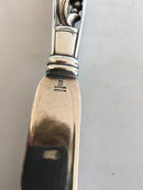 Georg Jensen Sterling Silver Blossom Cake Knife all silver No 84