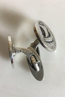 Georg Jensen Sterling Silver カフスボタン バイキング船 No 61