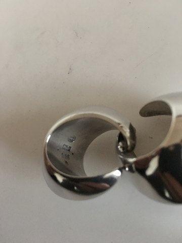 Georg Jensen Sterling Silber Nanna Ditzel Ohrringe Nr. 126B