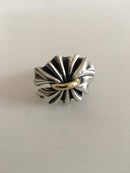Georg Jensen Sterling Sølv og 18K Guld Lene Munthe Ring No 400