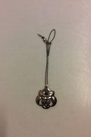 Georg Jensen スターリングシルバー＆ラピスラズリ ペンダント（チェーン付） No 97