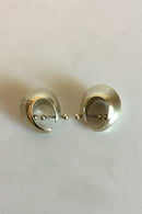 Georg Jensen Sterling Silver Earrings by Nanna Ditzel No 126 Gold plated.