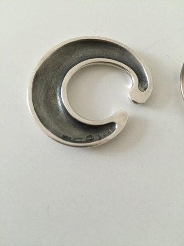 Georg Jensen Sterling Sølv Øreringe af Torun No 368