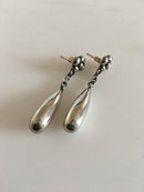 Georg Jensen Sterling Silver Earrings (Stick) No.18