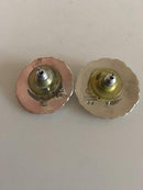 ジョージ ジェンセン スターリング シルバー イヤリング No 66 シンセティック サファイア