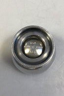 Georg Jensen Sterling Silver Pyramid Egg cup  with blue enamel No 585