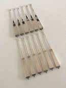 Georg Jensen Sterling Silver ピラミッド型ロブスターフォーク12本セット。ヴィンテージGJスタンプ付き