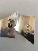 Georg Jensen Sterling Sølv Regitze Overgaard Øreringe No 378 (Clips)