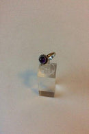 Georg Jensen Sterling Silber Ring 9B "Moonlight Blossom" mit lila Stein