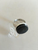 Georg Jensen Stterling Silver Ring with Blueish Stone（ジョージ ジェンセン スターリングシルバー リング、ブルーストーン） No 177