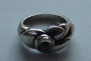 Georg Jensen Sterling Silver Ring with Stone No 380 OK