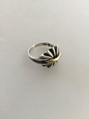 Georg Jensen Sterling Sølv / 18 kt Guld Ring No. 394