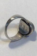 Georg Jensen Sterling Silver Ring No 46B Hematite（ジョージ ジェンセン スターリング シルバー リング No 46B ヘマタイト