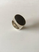 Georg Jensen Sterling Silver Ring No A 110A med Hematite