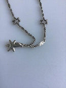 Georg Jensen Sterling Silver Star Necklace（スターネックレス