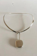 Georg Jensen Sterling Silver Torun Necklace No 168 with Pendant No 306