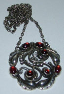 Georg Jensen Sterling Silver ペンダント アンバー No 159