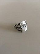 Georg Jensen Vintage Sterling Sølv Signetring fra Wilsons College, Pennsylvania.