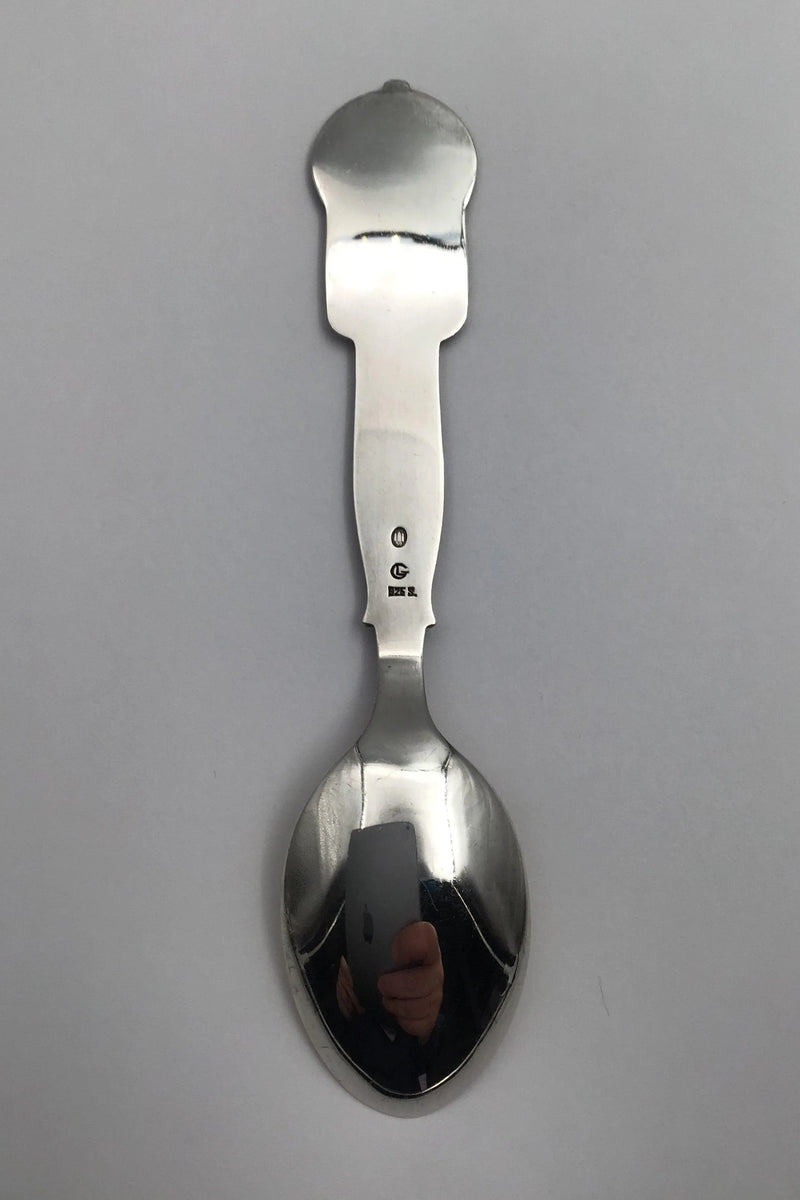 Grann & Laglye Sterling Sølv Emalje Juleske 1952