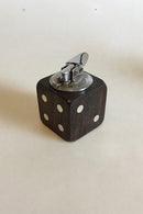 Hans Hansen Palisander og Sterling Sølv Terning Lighter
