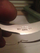 Hans Hansen Sterling Silber Halskette und Anhänger mit grünem Stein Nr. 320