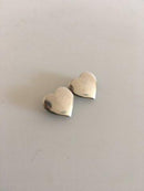 Hans Hansen Sterling Silver Two Hearts Brooch