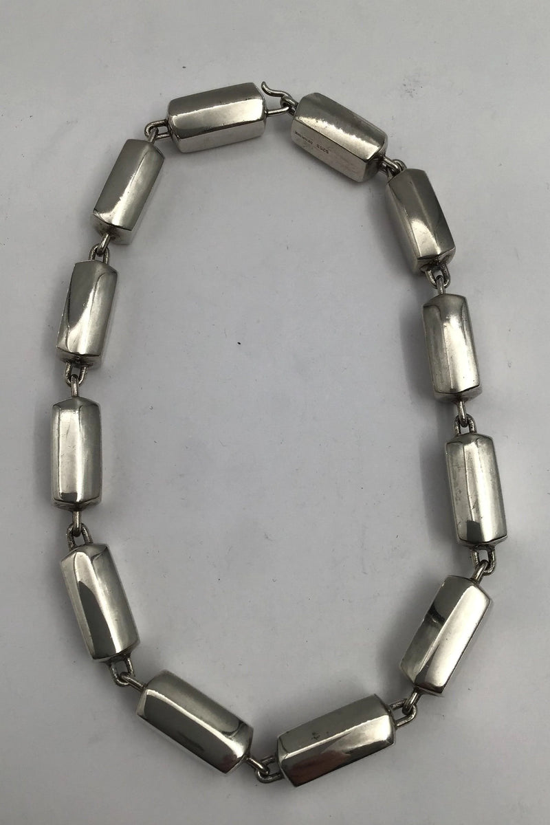 Hans Hansen Sterling Sølv Moderne Halskæde (12 led)