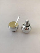 Hans Hansen Sterling Silber Salzschale mit Löffel und Pfefferstreuer