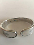 Hans Hansen Sterling Sølv Serviet Ring med Blomster Motiv