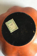 Herman A. Kahler Orange Uranium Glaze Bowl No 689