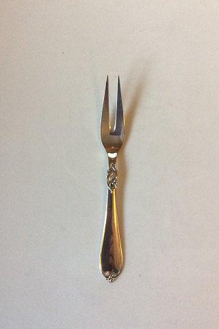 Hertha Cohr Fleischgabel aus Silberblech
